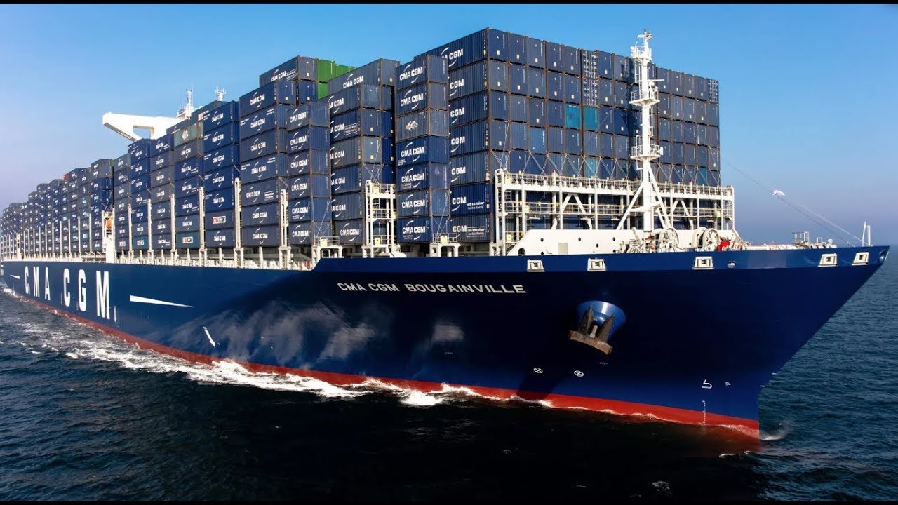 Top 10 Biggest Container Ships Floating on Waves in Ocean