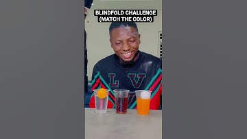 Blindfold Challenge - Match The Color 🤪😲 #shorts