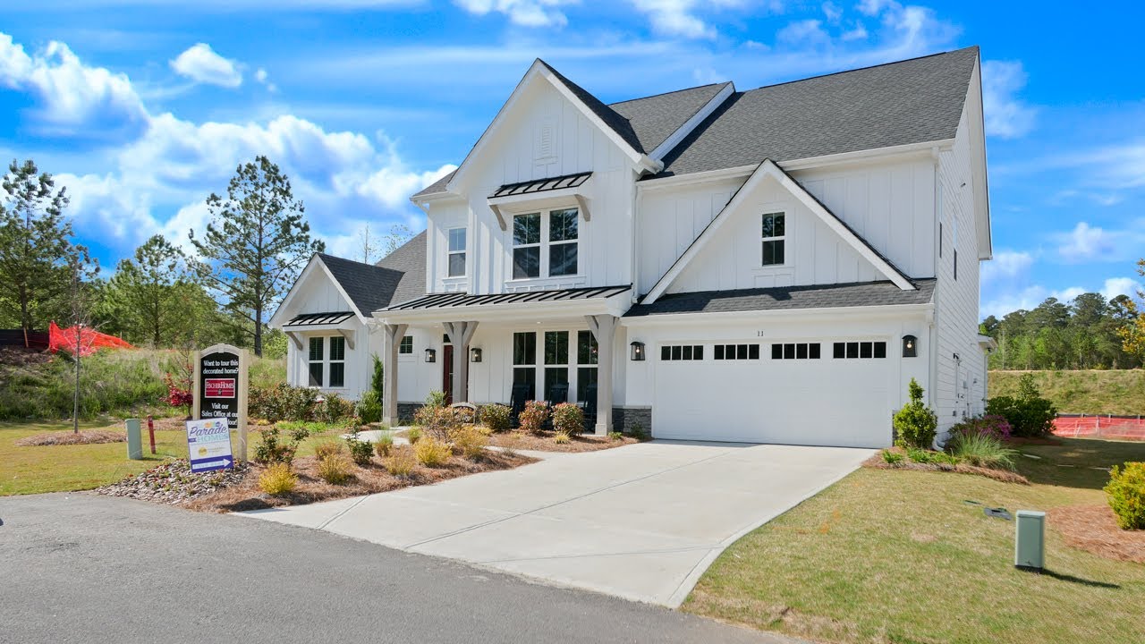 NEW 5 BDRM, 4.5 BATH MODEL HOME TOUR IN HOSCHTON, GA, NE OF ATLANTA