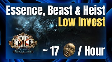 [3.22 Ancestor] I made 45 Divines in 2 Hours with this Low Investment Strategy