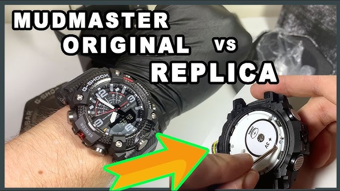 g shock mudmaster original vs fake