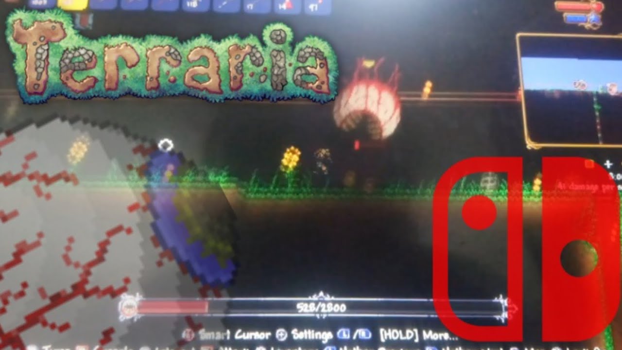 Terraria || Eye of Cthulhu (Nintendo Switch Gameplay)