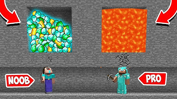 Minecraft NOOB vs PRO : HOW NOT TO DIG A MINE! WHO WILL WIN NOOB or PRO? (Animation)