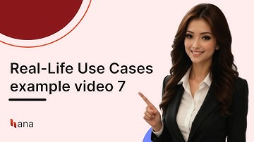 Boost Your Productivity with Hana: Real-Life Use Cases Example Video 7