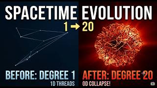 Emergent Spacetime: From 1D Threads to High-D Singularity