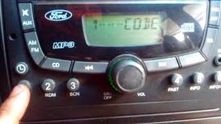 Desbloquear Radio Original Ford Cuando Pide Código Fiesta, Ecosport, Ka