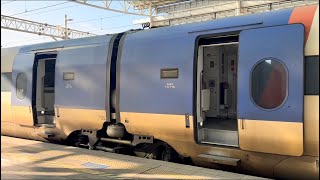 코레일 경부고속선~동해선 KTX-원강산천 4차분 현대로템 404호기 239 포항행+경전선 KTX-산천 1차분 현대로템 108호기 4021 진주행 복합열차 서울역 진입&발차