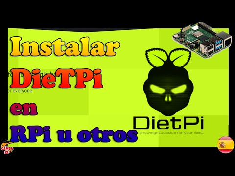 Video: Configurar Raspberry Pi usando Diet Pi sin monitor o teclado: 24 pasos Video: Configurar Raspberry Pi usando Diet Pi sin monitor o teclado: 24 pasos