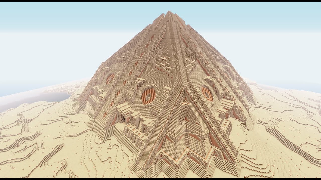 Minecraft timelapse final pyramid - YouTube