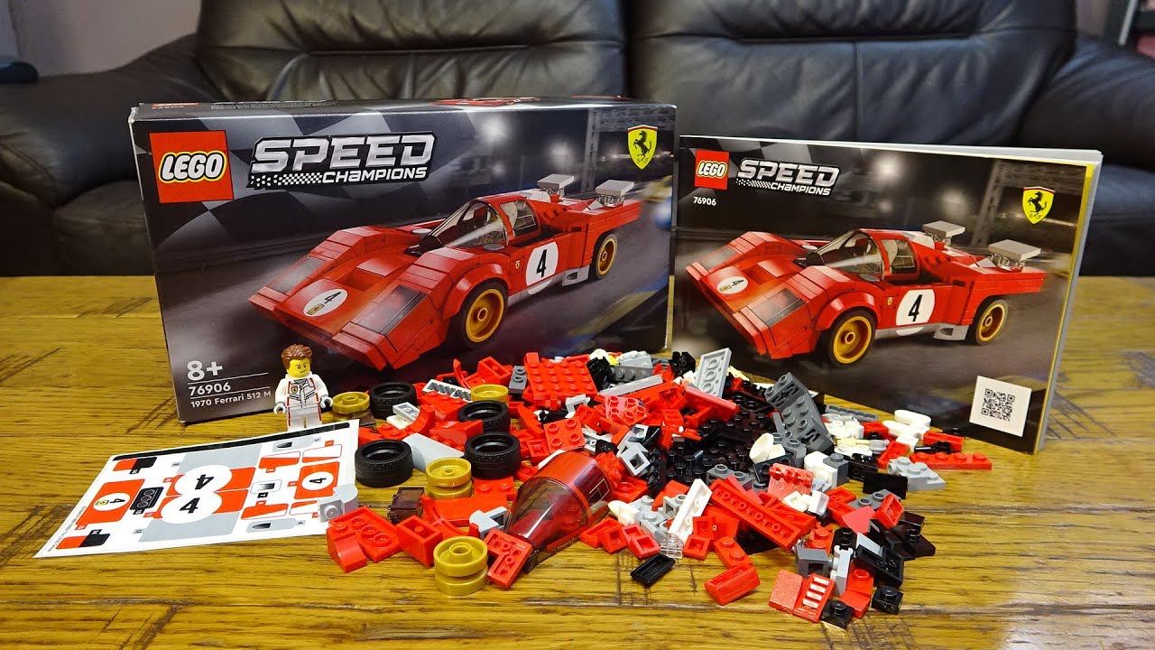 Unboxing Lego Speed Champions 1970 Ferrari 512 M 76906 - YouTube