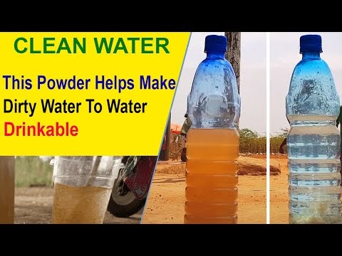 How To Clean Water With P&G Purifier Powder