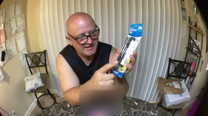 TIHOO Counterfeits Money Detector Pen w/ UV Light, Money Marker Counterfeit Bill Detector, Fake KIT