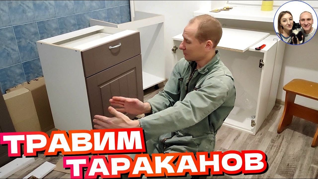 Сначала тараканы, потом мебель. Готовим кухню к установке