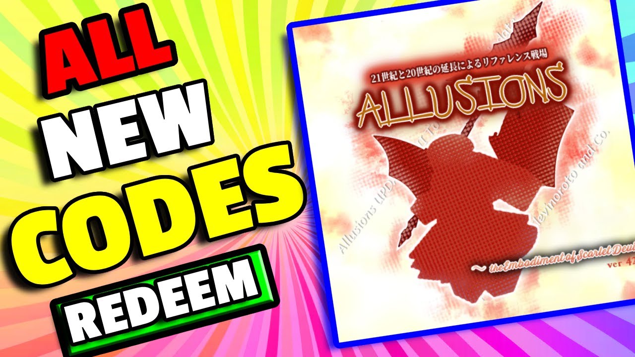 All Secret Allusions Codes 2023 Codes For Allusions 2023 Roblox 