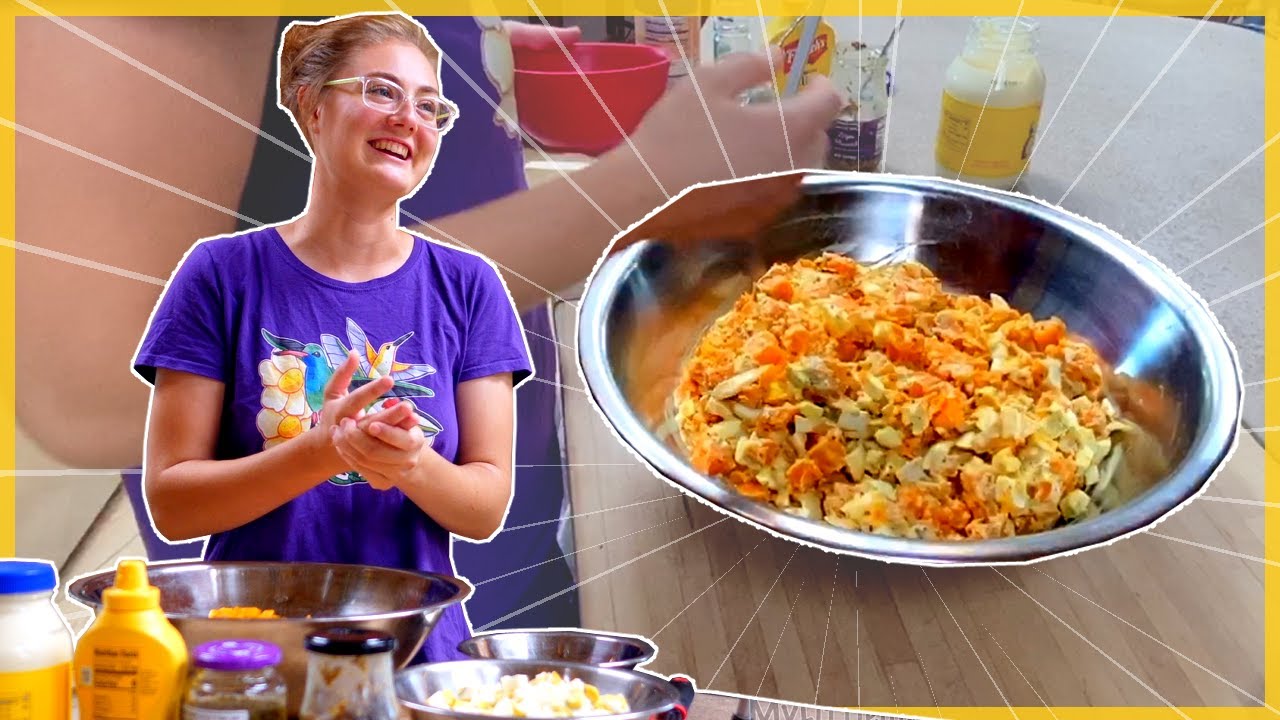 Sweet Potato/Yam Salad Recipe How To Bree Barely Bakes YouTube