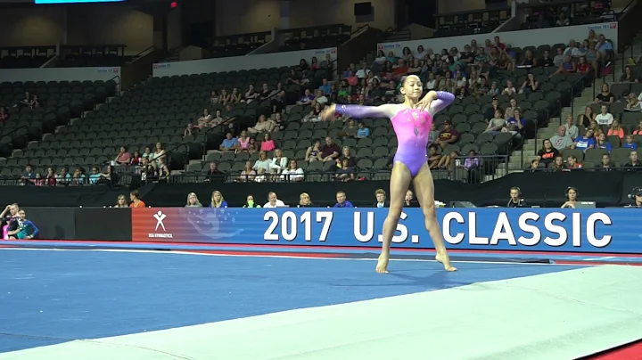 Madelyn Williams  Floor Exercise  2017 U.S. Classic  Junior Competition