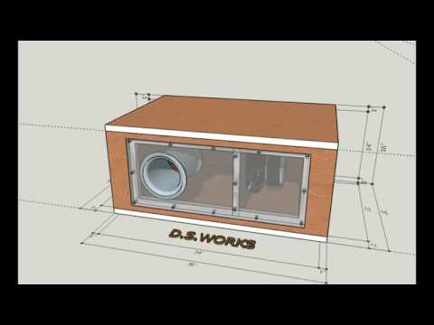 12 Inches Subwoofer Box Plan - YouTube.