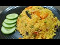         quick vegetable pulao  tasty veg pulao in kannada