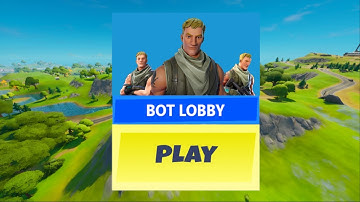 HOW TO GET BOT LOBBY IN FORTNITE SEASON 3! | 2 EASY WAYS (2022 working)
