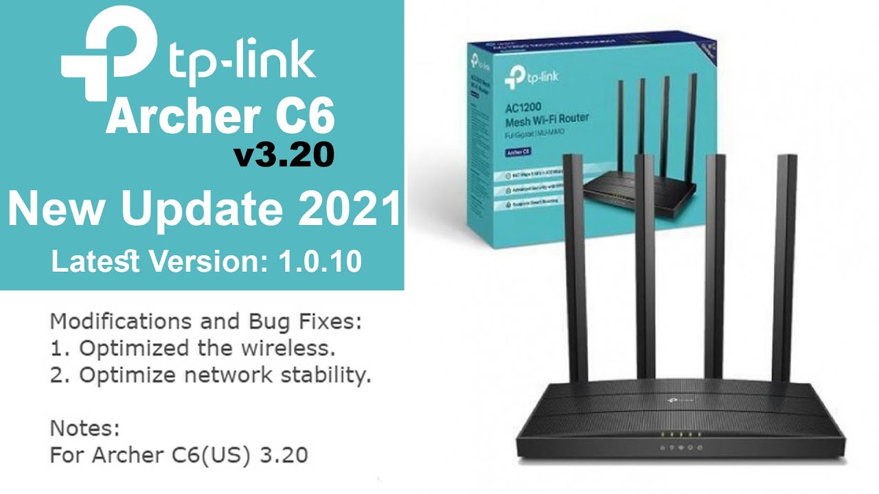 Picture of TP Link Archer c6 v3.20 | New Update 2021 | New Firmware update 1.0.10 ...