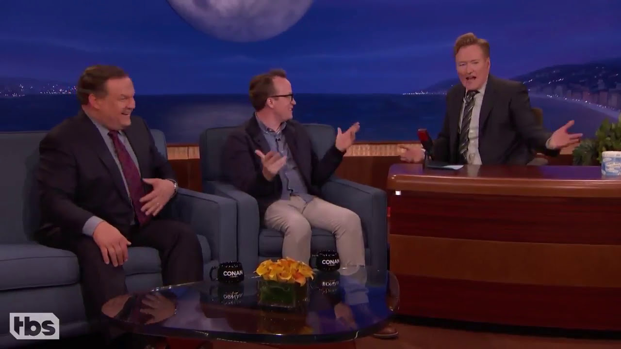 Chris Gethard speaks about Anklepants live on CONAN O'Brian show