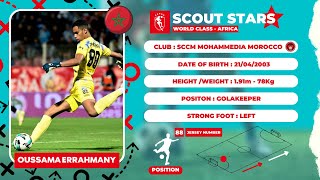 Scout Stars - Oussama Errahmany Goalkeeper Sccm - Season 202425 Hd
