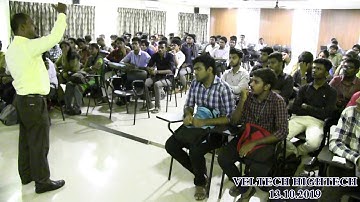 VELTECH HIGHTECH DEPT OF MBA GUEST LECTURE 2019 10 13