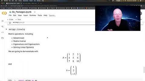 Python Video 06d: The Scipy Library