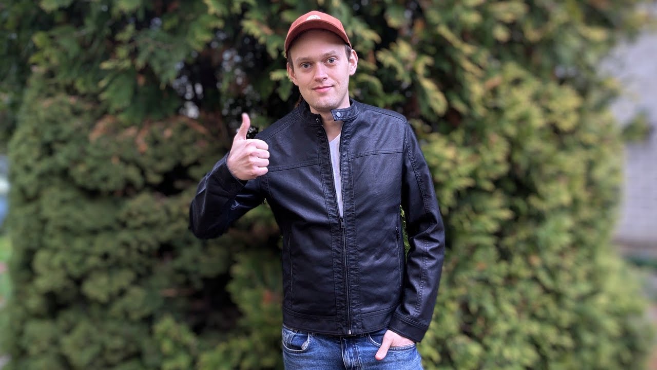 Jack & Jones Leather Jacket Review - YouTube