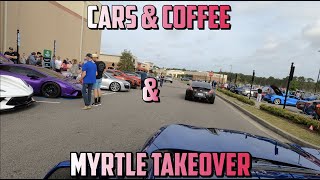 Cars & Coffee Wilmington NC 🏎️ (Mom in mini Van runs from cops)🚨