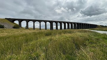 The Ribblehead Viaduct on The Settle And Carlisle Railway, in Viewing Scene. (July/30th/2024)