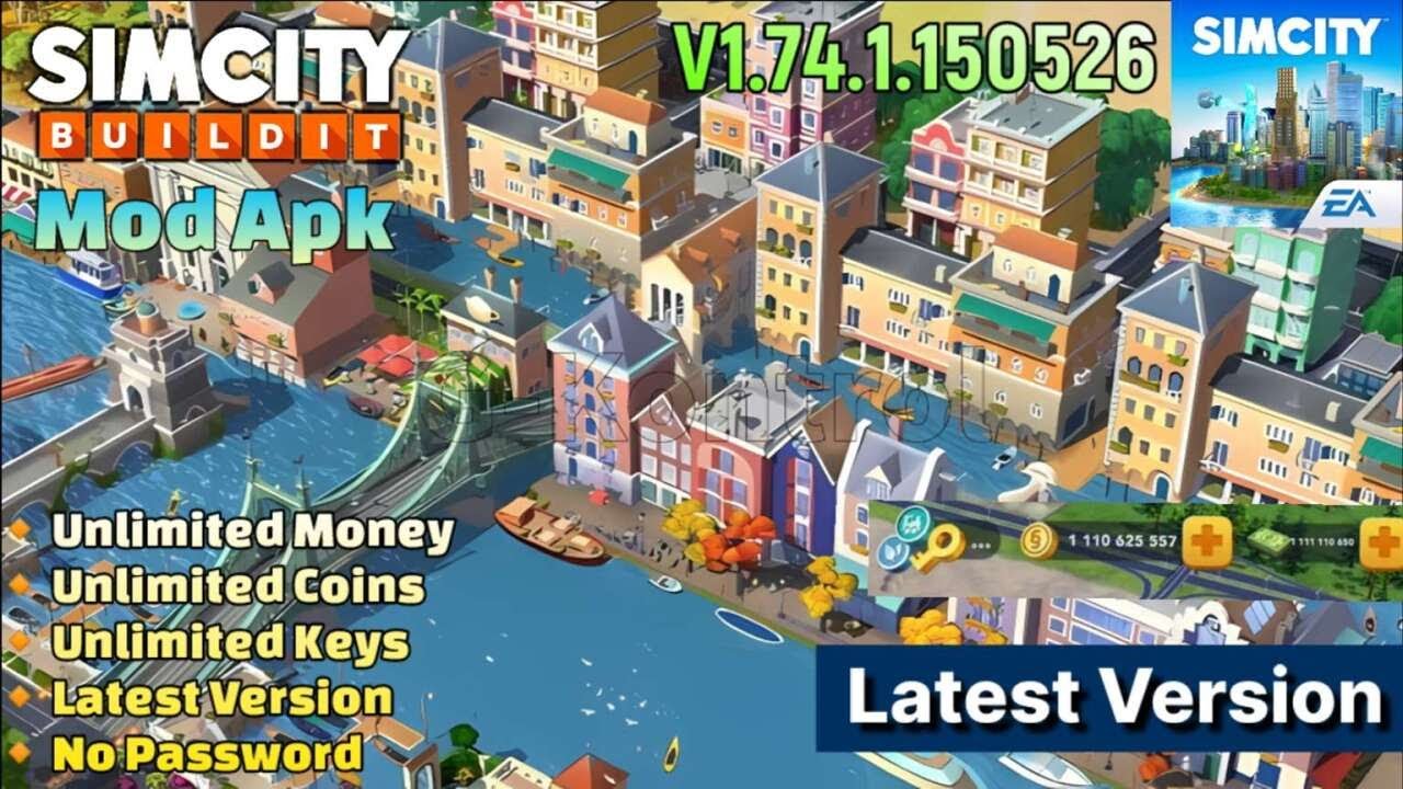 Simcity Buildit 1.74.1.150526 Mod Apk | Unlimited Money | Unlimited Coins | 2025 Update!