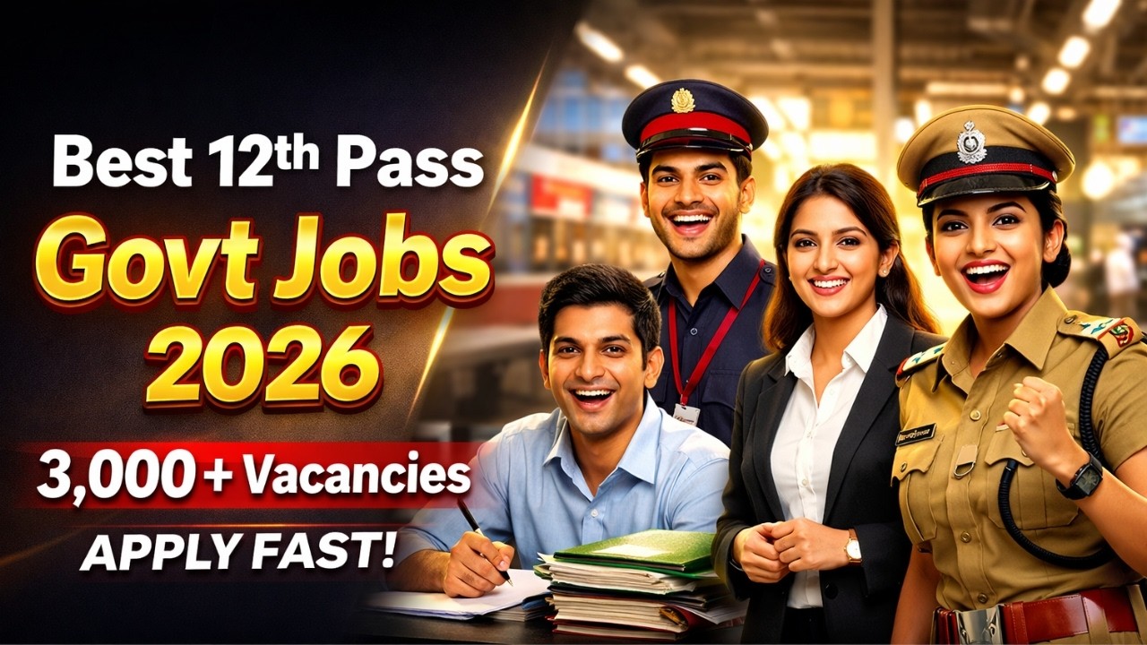 Best Govt Jobs After 12th with High Salary | 3,000 + Vacancies ...