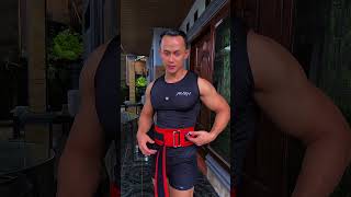 auto lock nylon weight lifting belt sabuk gym ikat pinggang fitness #sabukgym #weightliftingbelt
