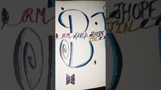 BTS font ideas #drawing #btsarmy #font