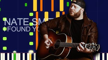 Nate Smith - I FOUND YOU (PRO MIDI FILE REMAKE) - "In the style of"