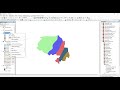 Extract precipitation for the study area and reclassify in ArcMap