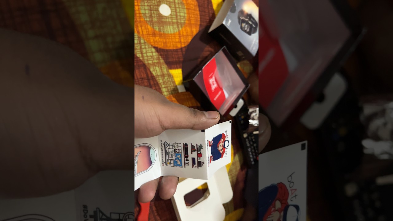 Stickers with Boat Smartwatch 