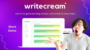 Writecream Demo: AI Powered Copywriting & Personalized Introdcutions | Appsumo Lifetime Deal