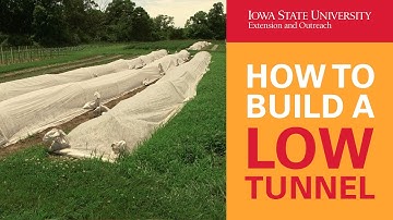 How to Build a Low Tunnel