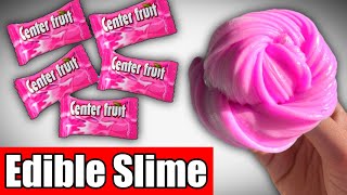 DIY EDIBLE SLIME🤤👅 How to make slime without glue or borax