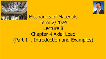 08 Ch 4 Axial Load Statically Determinate Mech of Materials Inter Prog 2 2024 พย 21 2024