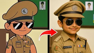The Little singham cartoon characters in Real life version. screenshot 3