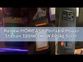 Review HOWEASY Portable Power Station,120W(240W Peak) Solar Generator,88Wh Lithium Battery Power wit