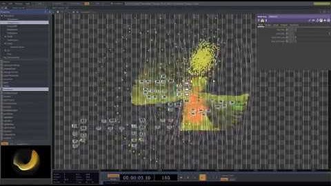 Abstract Attractor - TouchDesigner with Kinect (CA) Developer view