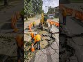 Epic Road Restoration Timelapse #shorts #youtubeshorts #roadrestoration