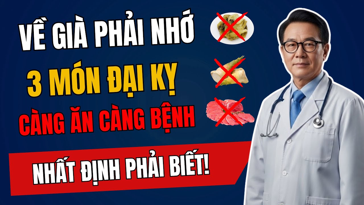Cảnh Báo Người Già: 3 Món Ăn Gây Teo Cơ Tê Bì Chân Tay Cực Kỳ Nguy Hiểm