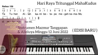 Instrumen Mazmur Tanggapan (EDISI BARU) - Hari Raya Tritunggal MahaKudus Minggu 12 Juni 2022-Tahun C