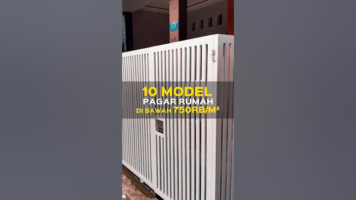 pagar rumah di bawah 750rb/m²