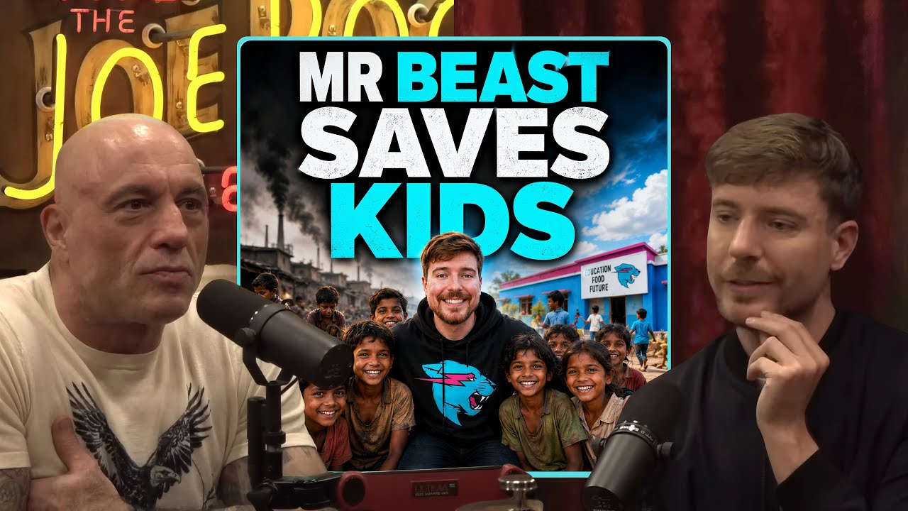 Joe Rogan Shocked At How Many Kids Mr Beast Has Saved From Child Labor | Joe Rogan & Mr Beast